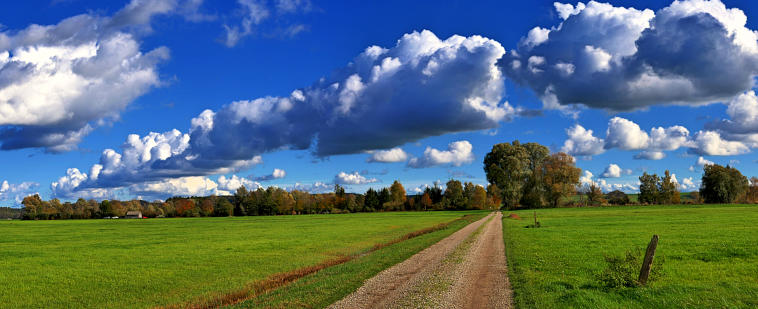 22. Oktober - 22 Grad unter den Wolken, da freut sich nicht nur der Fotograf. Eingefangen im Mindeltal östlich von Mindelzell.